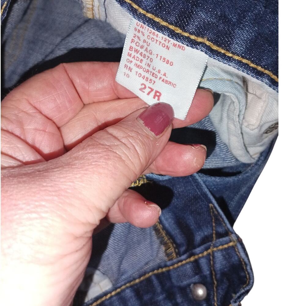 AG Adriano Goldschmied Tomboy Boyfriend fit Jeans size 27R - Picture 7 of 8